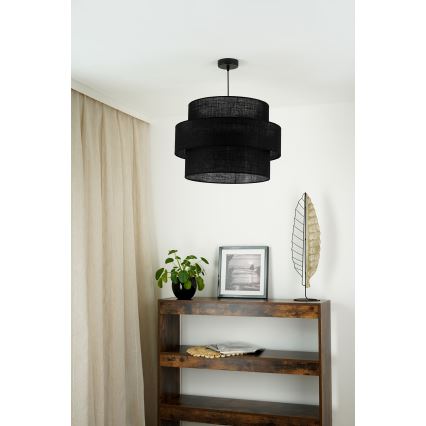 Brilagi - Hängeleuchte SPACE YUTE 1xE27/15W/230V d 50 cm schwarz