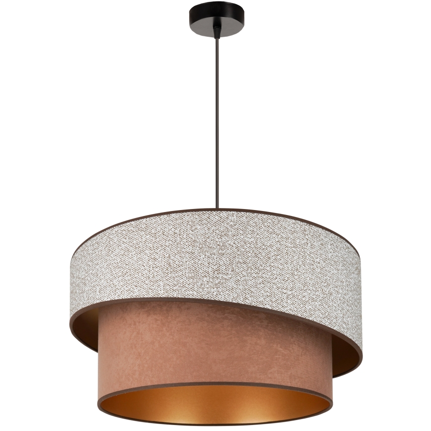 Brilagi - Hängeleuchte VEGAS SHINE 1xE27/15W/230V d 50 cm grau/braun