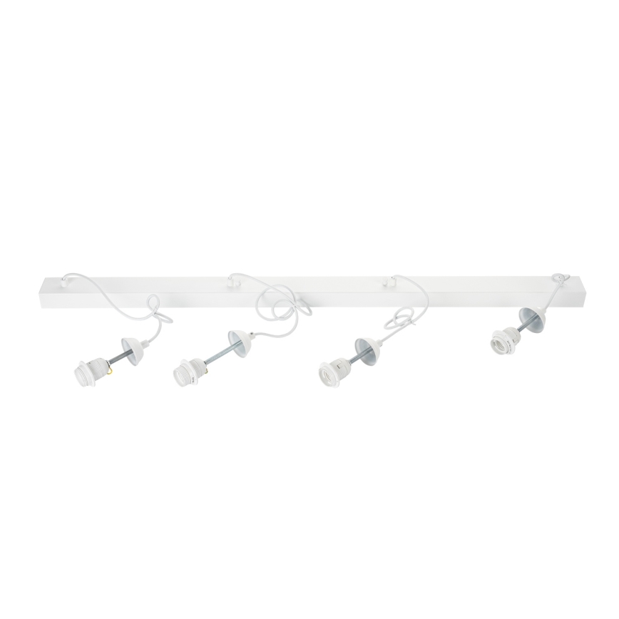 Brilagi - Hängeleuchte WABI SABI an Kabel 4xE27/40W/230V weiß