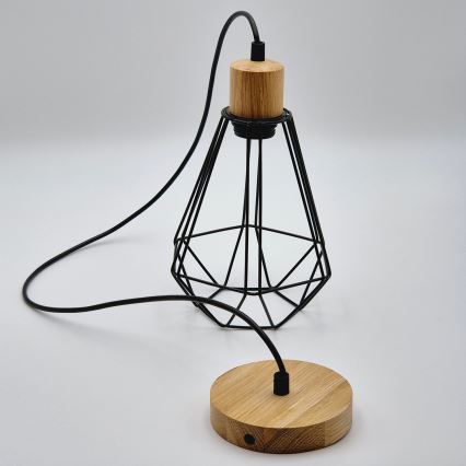 Brilagi - Hängeleuchte WOODY BASKET 1xE27/60W/230V Eiche
