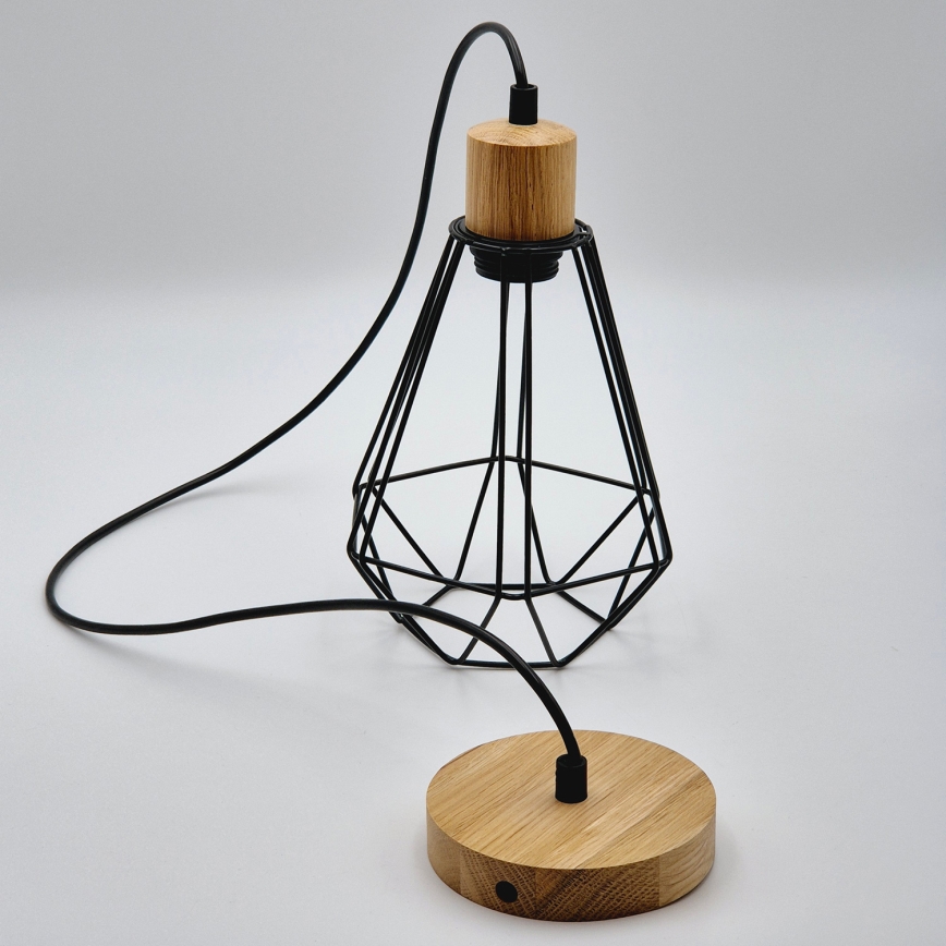 Brilagi - Hängeleuchte WOODY BASKET 1xE27/60W/230V Eiche