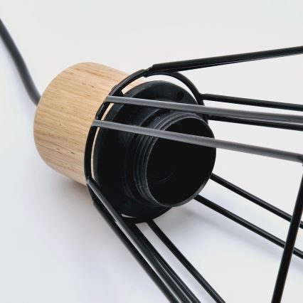 Brilagi - Hängeleuchte WOODY BASKET 1xE27/60W/230V Eiche