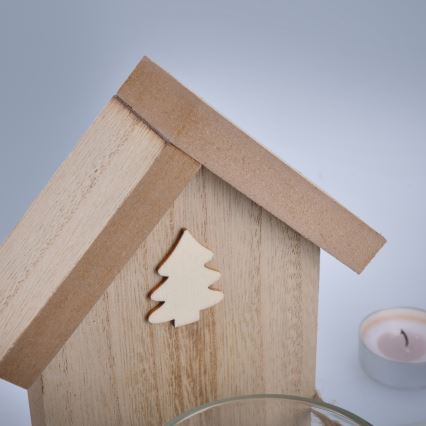 Brilagi - Holz-Teelichthalter