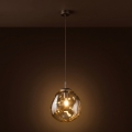 Brilagi - Kabel-Pendelleuchte VULCANO 1xE27/15W/230V Bronze/rauchiges Beige