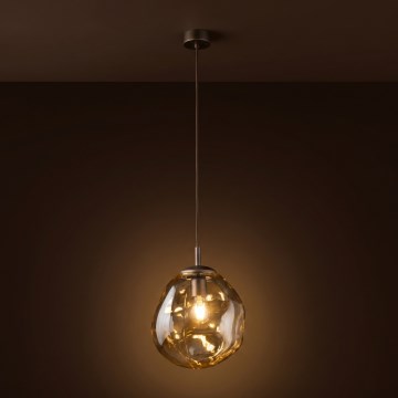 Brilagi - Kabel-Pendelleuchte VULCANO 1xE27/15W/230V Bronze/rauchiges Beige