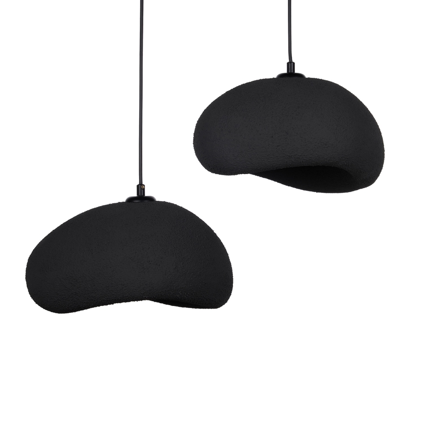 Brilagi - Kabel-Pendelleuchte WABI SABI 2xE27/40W/230V Ø 60 cm schwarz