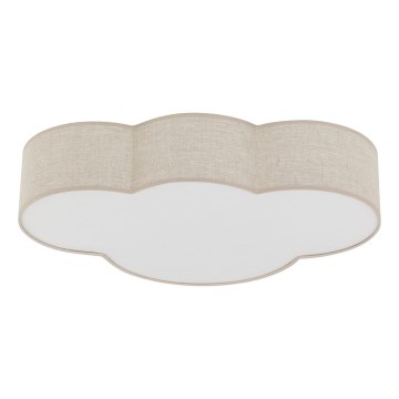 Brilagi - Kinder-Deckenleuchte NIMBUS 4xE27/15W/230V 46x63 cm beige