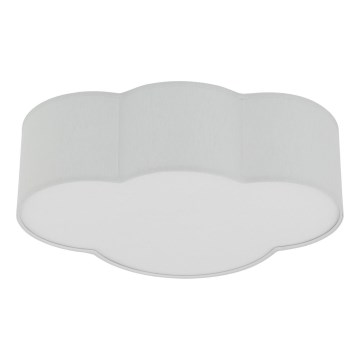 Brilagi - Kinder-Deckenleuchte NIMBUS MINI 2xE27/15W/230V 31x43 cm grau