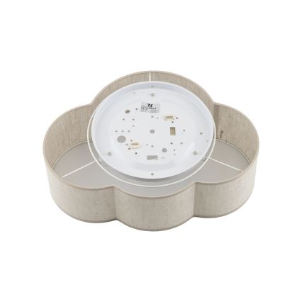 Brilagi - Kinder-Deckenleuchte NIMBUS MINI LINEN 2xE27/15W/230V 31x43 cm beige