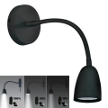 Brilagi – Kleine dimmbare LED-Wandleuchte LED/4W/230V schwarz