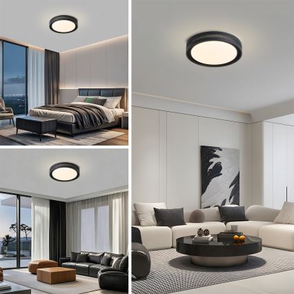 Brilagi - LED-dimmbare Deckenleuchte KREON LED/54W/230V 3000-6000K weiß Ø 38 cm + Fernbedienung