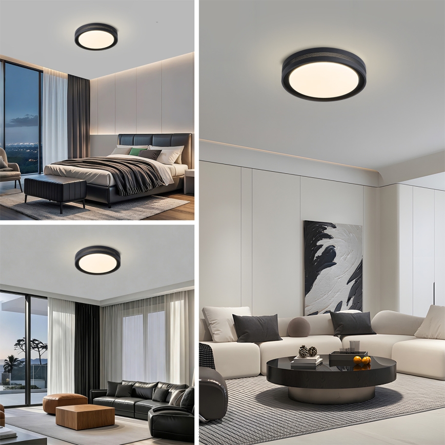 Brilagi - LED-dimmbare Deckenleuchte KREON LED/54W/230V 3000-6000K weiß Ø 38 cm + Fernbedienung