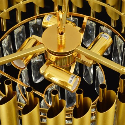 Brilagi - Kronleuchter an Kette ECLIPSE 5xE14/10W/230V Ø 38 cm, goldfarben