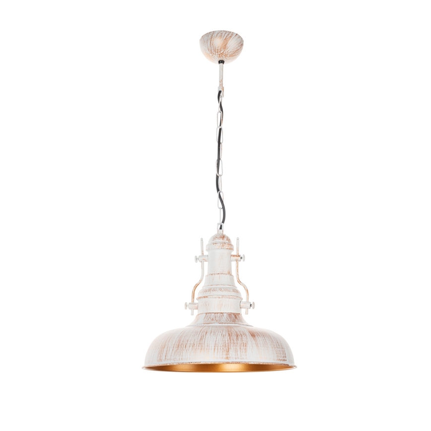 Brilagi - Kronleuchter an Kette PYRONIC 1x E27/40W/230V Ø 32 cm Creme/Patina