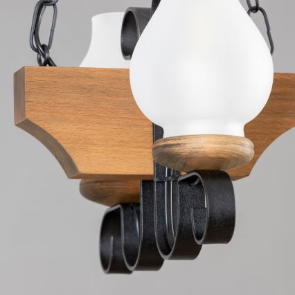 Brilagi - Kronleuchter an Kette QUEEN 2xE14/40W/230V Buche