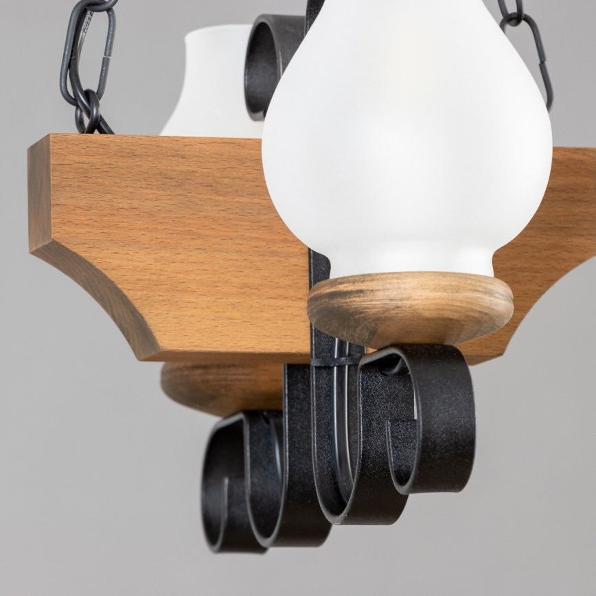 Brilagi - Kronleuchter an Kette QUEEN 2xE14/40W/230V Buche