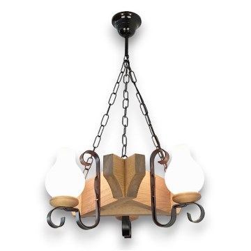 Brilagi - Kronleuchter an Kette QUEEN 3xE14/40W/230V Buche