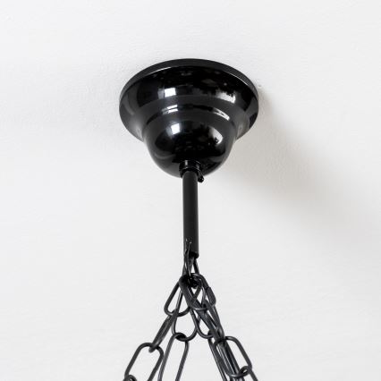 Brilagi - Kronleuchter an Kette QUEEN 4xE14/40W/230V Buche/Walnuss