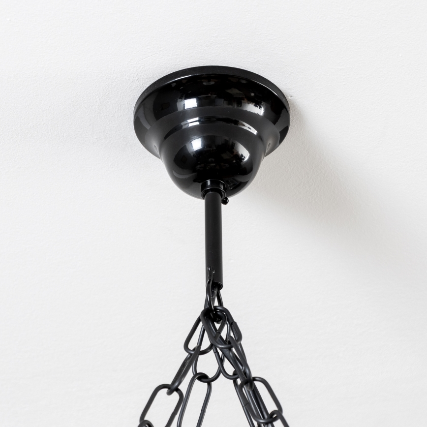 Brilagi - Kronleuchter an Kette QUEEN 4xE14/40W/230V Buche/Walnuss