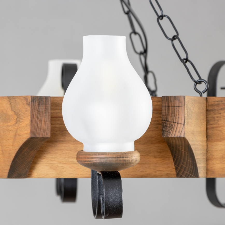 Brilagi - Kronleuchter an Kette QUEEN 6xE14/40W/230V Buche