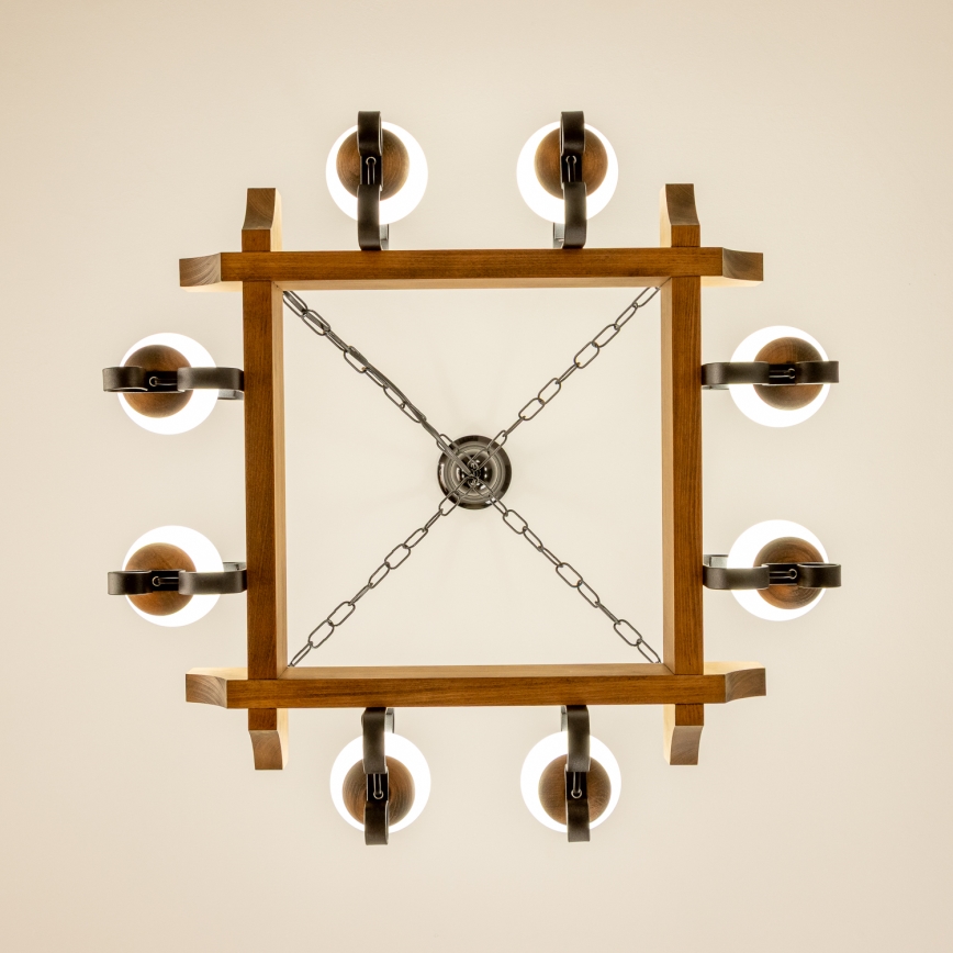 Brilagi - Kronleuchter an Kette QUEEN 8xE14/40W/230V Buche