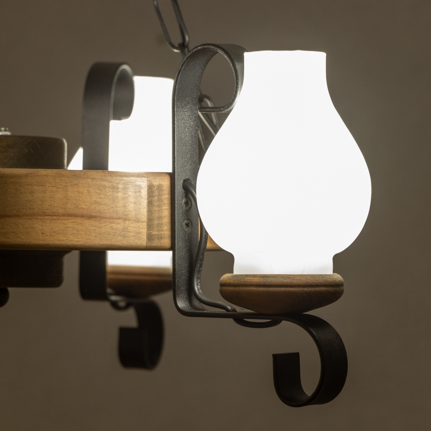 Brilagi - Kronleuchter an Kette ROATA 3xE14/40W/230V Buche