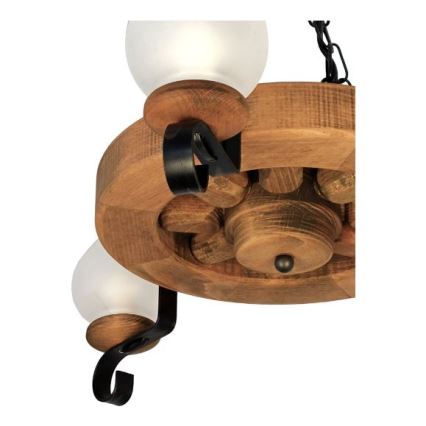 Brilagi - Kronleuchter an Kette ROATA 3xE14/40W/230V Buche