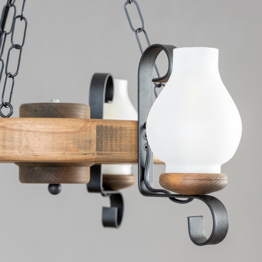 Brilagi - Kronleuchter an Kette ROATA 3xE14/40W/230V Buche