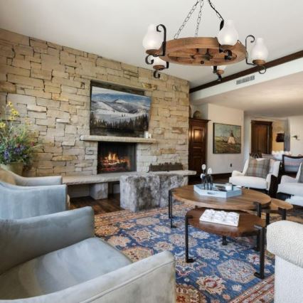 Brilagi - Kronleuchter an Kette ROATA 5xE14/40W/230V Ø 70 cm Buche