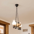 Brilagi - Kronleuchter an Kette RUSTIC 2xE14/40W/230V Eiche