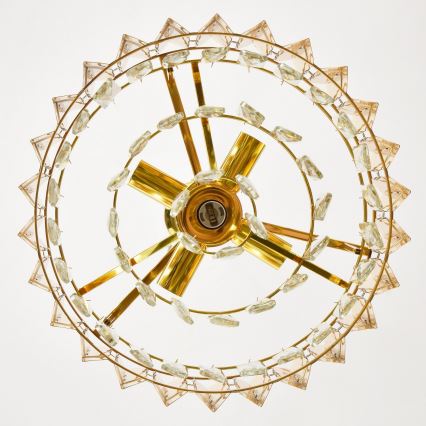 Brilagi - Kronleuchter mit Kette CRISTAL 5xE14/40W/230V Ø 38 cm