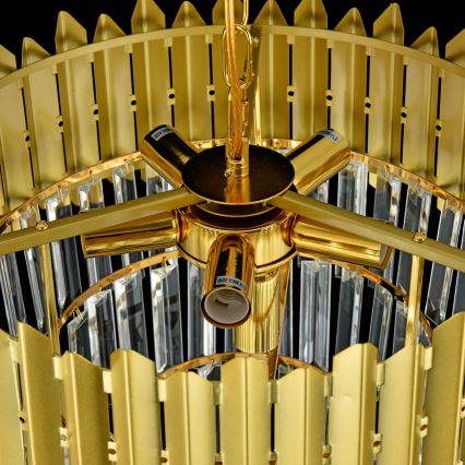 Brilagi - Kronleuchter mit Kette CRISTAL 5xE14/40W/230V Ø 43 cm