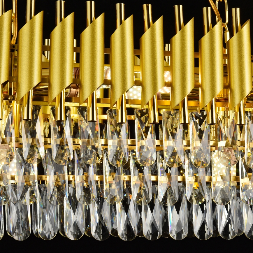 Brilagi - Kronleuchter mit Kette ECLIPSE 10xE14/10W/230V 78x28 cm goldfarben