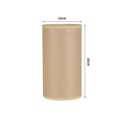 Brilagi - Lampenschirm für Tischlampe TABLON E27 Ø 14 cm beige
