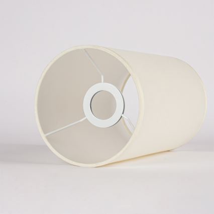 Brilagi - Lampenschirm für Tischlampe TABLON E27, Ø 14 cm, cremefarben