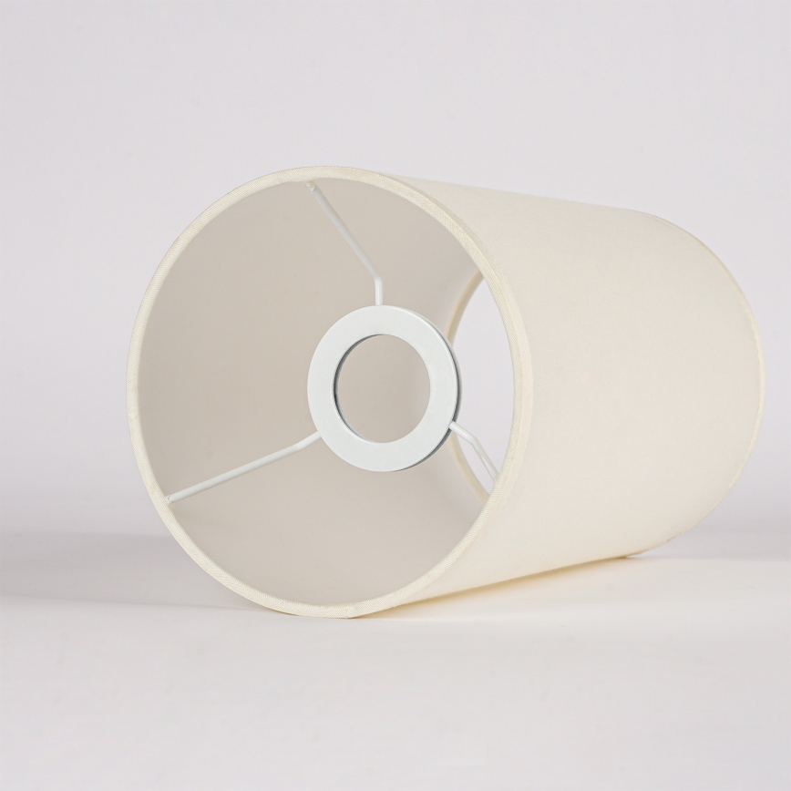 Brilagi - Lampenschirm für Tischlampe TABLON E27, Ø 14 cm, cremefarben