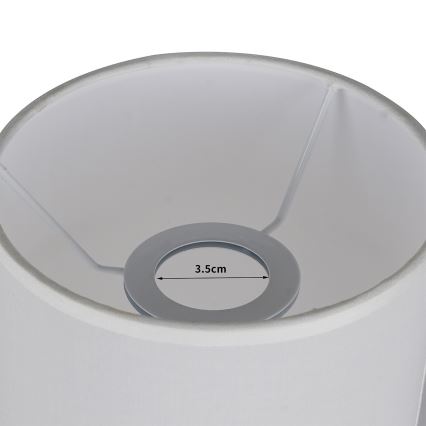 Brilagi - Lampenschirm für Tischlampe TABLON E27 Ø 14 cm weiß