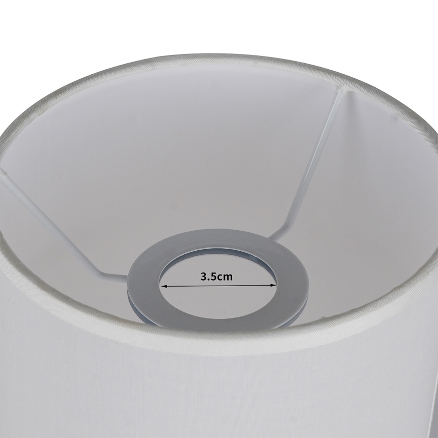 Brilagi - Lampenschirm für Tischlampe TABLON E27 Ø 14 cm weiß