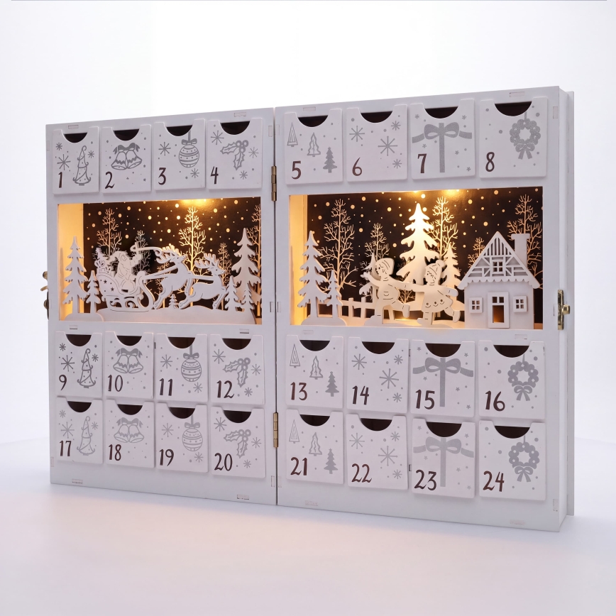 BRILAGI - LED Adventskalender LED/2xAA