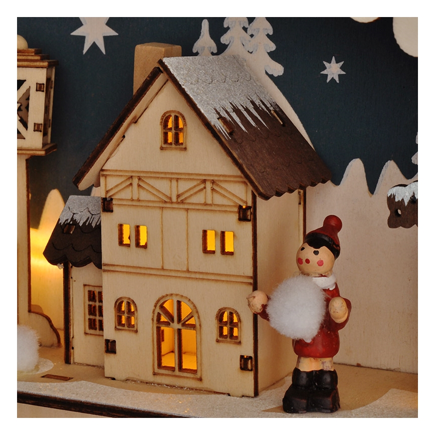 Brilagi - LED-Adventskalender LED/2xAA Kiefer