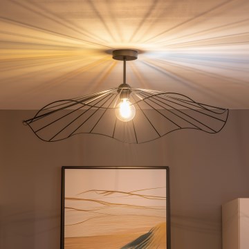 Brilagi - LED-Anbau-Deckenleuchte CERIA WIRE 1xE27/60W/230V Ø 80 cm schwarz