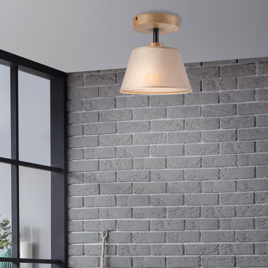 Brilagi - LED  Anbauleuchte ANTHONY 1xE14/60W/230V Eiche/beige