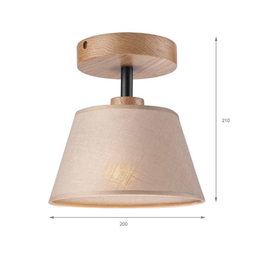 Brilagi - LED  Anbauleuchte ANTHONY 1xE14/60W/230V Eiche/beige