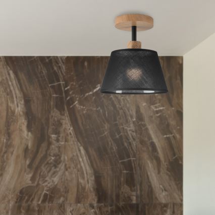 Brilagi - LED  Anbauleuchte ANTHONY 1xE14/60W/230V Eiche/schwarz