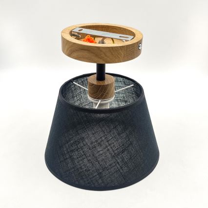 Brilagi - LED  Anbauleuchte ANTHONY 1xE14/60W/230V Eiche/schwarz