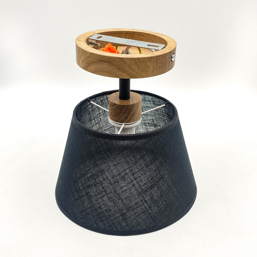 Brilagi - LED  Anbauleuchte ANTHONY 1xE14/60W/230V Eiche/schwarz