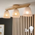 Brilagi - LED  Anbauleuchte ANTHONY 3xE14/40W/230V Eiche/beige
