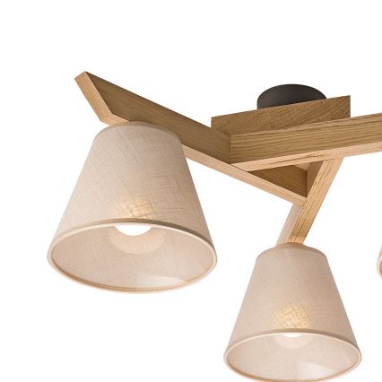 Brilagi - LED  Anbauleuchte ANTHONY 3xE14/40W/230V Eiche/beige