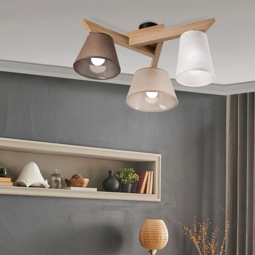 Brilagi - LED  Anbauleuchte ANTHONY 3xE14/40W/230V Eiche