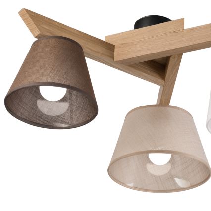 Brilagi - LED  Anbauleuchte ANTHONY 3xE14/40W/230V Eiche